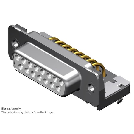 Molex Fct Dsub Ra Pc Rcpt 09 Pn W/Clinch 1731091919